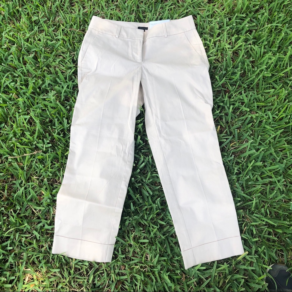 BRAND NEW ANN TAYLOR MID RISE CROPPED TROUSER SZ 2 - Picture 5 of 7